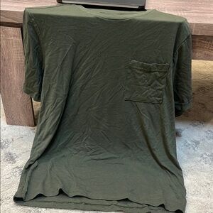 Olive Green Pocket T-Shirt